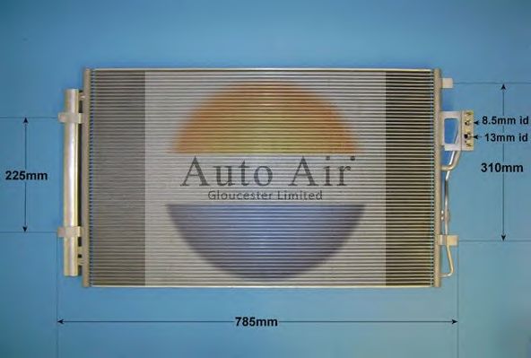 Конденсатор, кондиционер AUTO AIR GLOUCESTER 16-9974