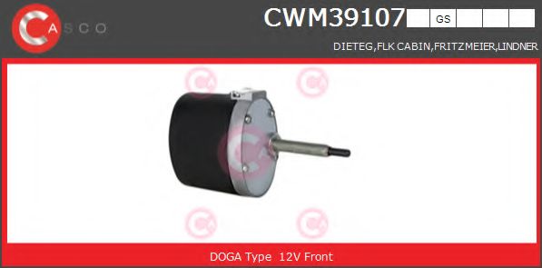 Двигатель стеклоочистителя CASCO CWM39107GS
