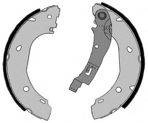 Комплект тормозных колодок VEMA 84855