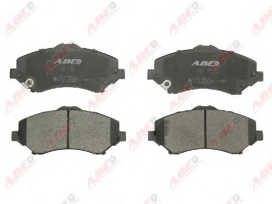 Комплект тормозных колодок, дисковый тормоз BENDIX D1273