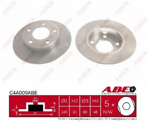 Тормозной диск ABE C4A009ABE