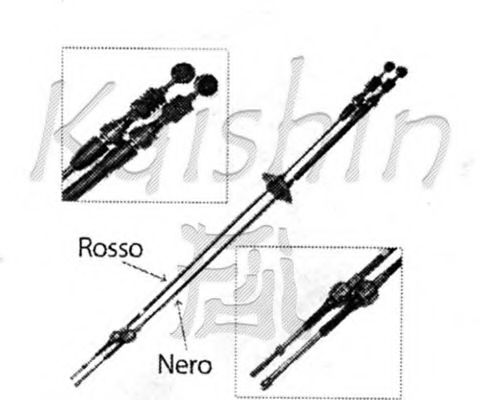 Комплект прокладок, блок-картер двигателя KAISHIN 96568386