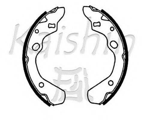 Комплект тормозных колодок KAISHIN K7925