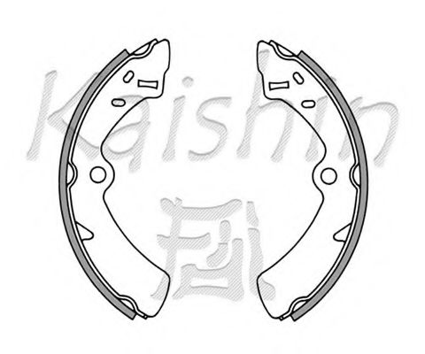 Комплект тормозных колодок KAISHIN K9913