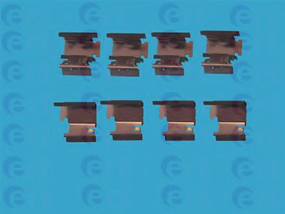 Комплектующие, колодки дискового тормоза ERT 420008
