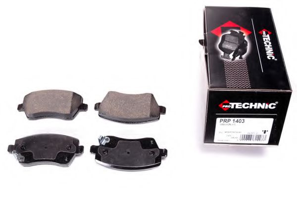 Комплект тормозных колодок, дисковый тормоз PROTECHNIC PRP1403