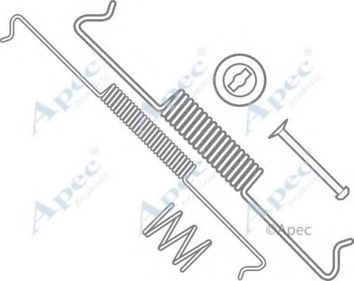 Комплектующие, тормозная колодка APEC braking KIT721