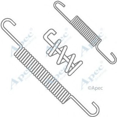 Комплектующие, тормозная колодка APEC braking KIT2013