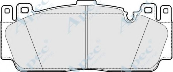 Комплект тормозных колодок, дисковый тормоз APEC braking PAD1948