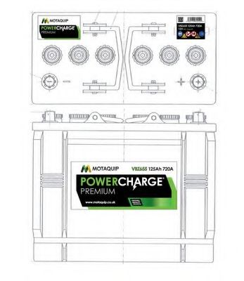 Стартерная аккумуляторная батарея LUCAS LP655