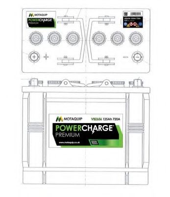 Стартерная аккумуляторная батарея MOTAQUIP 656