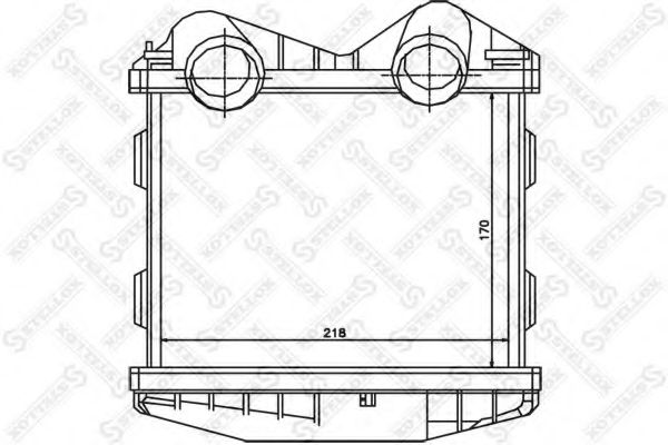 Интеркулер STELLOX 10-40071-SX