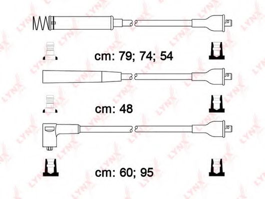 Комплект проводов зажигания LYNXauto SPC5909