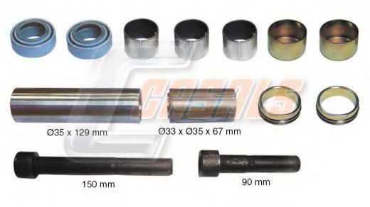 Ремкомплект, тормозной суппорт CASALS MD582