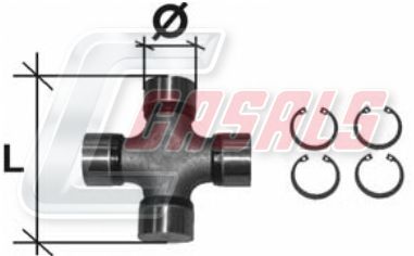 Шарнир, продольный вал CASALS CR08