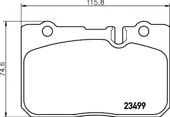 Комплект тормозных колодок, дисковый тормоз HELLA PAGID 8DB 355 013-231