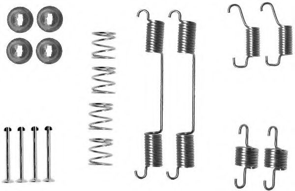 Комплектующие, тормозная колодка HELLA PAGID 8DZ 355 200-711