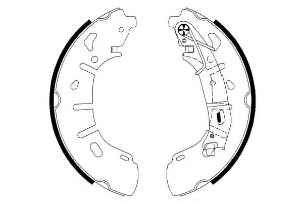 Комплект тормозных колодок HELLA PAGID 8DB 355 022-221