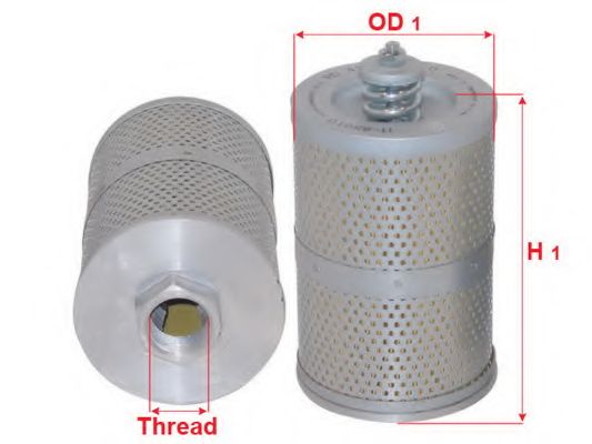 Фильтр, Гидравлическая система привода рабочего оборудования SAKURA  Automotive H88010