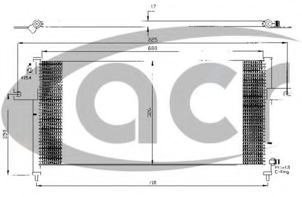 Конденсатор, кондиционер ACR 300408