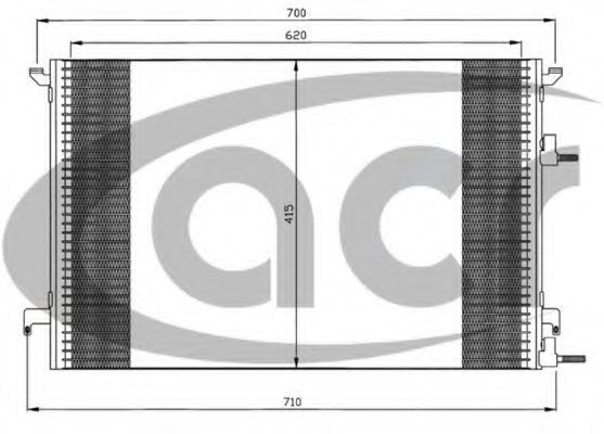 Конденсатор, кондиционер ACR 300558