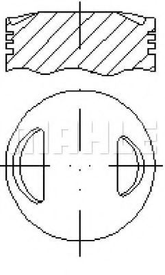 Поршень METAL LEVE P9024