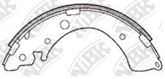 Комплект тормозных колодок NiBK FN5520