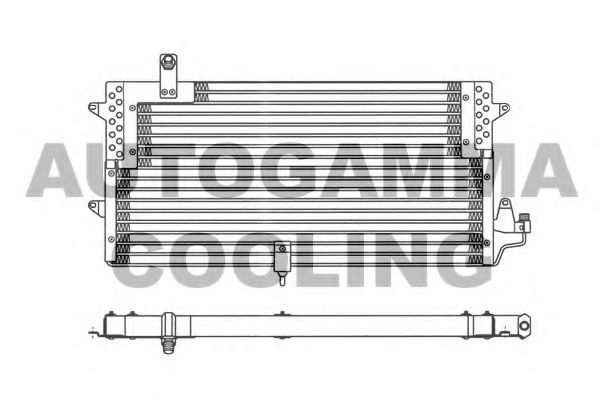 Конденсатор, кондиционер AUTOGAMMA 102822