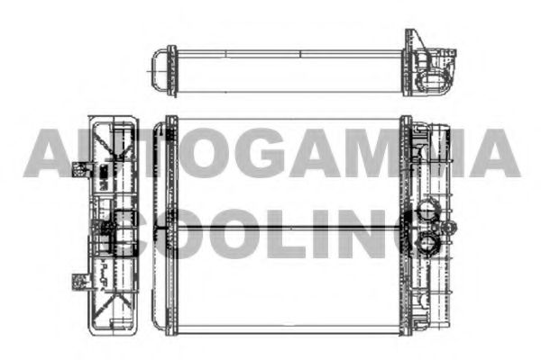 Теплообменник, отопление салона NISSENS 72025