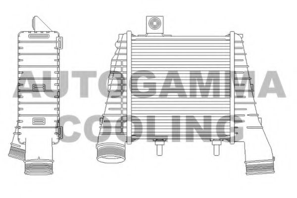Интеркулер AUTOGAMMA 105721