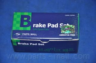 Комплект тормозных колодок, дисковый тормоз PARTS-MALL PKA-014