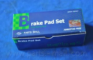 Комплект тормозных колодок, дисковый тормоз PARTS-MALL PKA-035