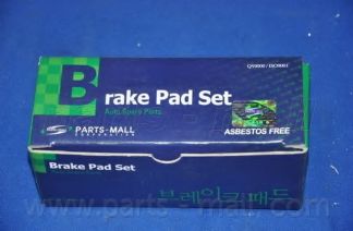 Комплект тормозных колодок, дисковый тормоз PARTS-MALL PKB-015