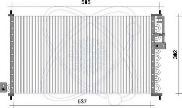 Конденсатор, кондиционер ELECTRO AUTO 30H0004
