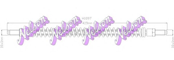 Тормозной шланг Brovex-Nelson H1097