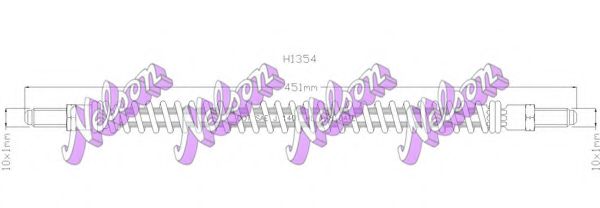 Тормозной шланг Brovex-Nelson H1354