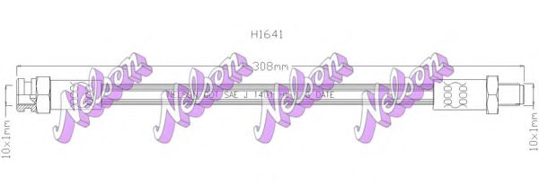 Тормозной шланг Brovex-Nelson H1641