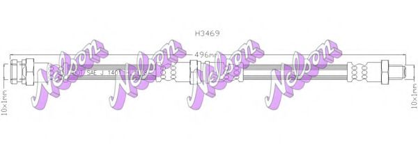 Тормозной шланг Brovex-Nelson H3469