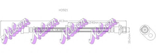 Тормозной шланг Brovex-Nelson H3921
