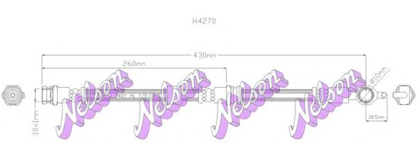 Тормозной шланг Brovex-Nelson H4270