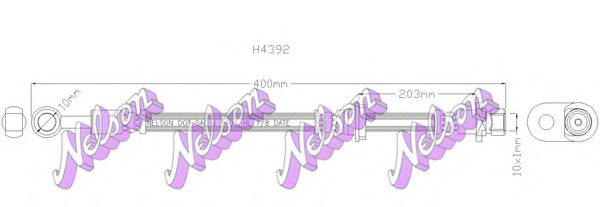 Тормозной шланг Brovex-Nelson H4392