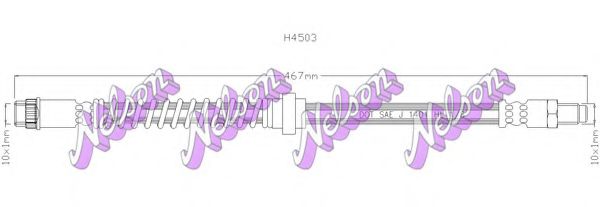 Тормозной шланг Brovex-Nelson H4503