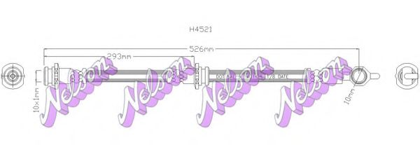 Тормозной шланг Brovex-Nelson H4521