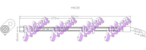 Тормозной шланг Brovex-Nelson H4638