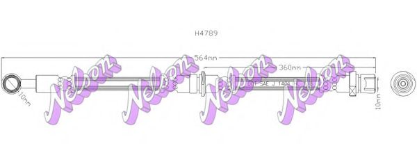 Тормозной шланг Brovex-Nelson H4789