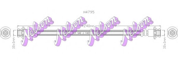 Тормозной шланг Brovex-Nelson H4795