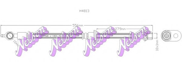Тормозной шланг Brovex-Nelson H4813