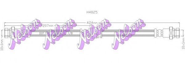 Тормозной шланг Brovex-Nelson H4825