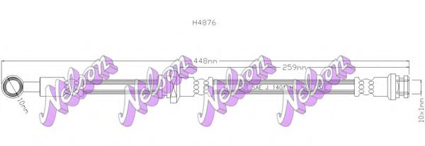 Тормозной шланг Brovex-Nelson H4876