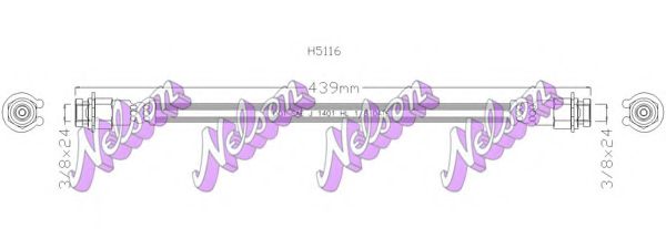 Тормозной шланг Brovex-Nelson H5116